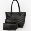 Black Ella set of 3 tote bag
