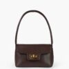 Dark Brown Elyra Shoulder Bag