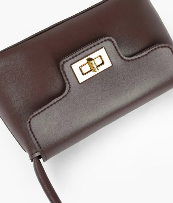 Dark Brown Elyra Shoulder Bag