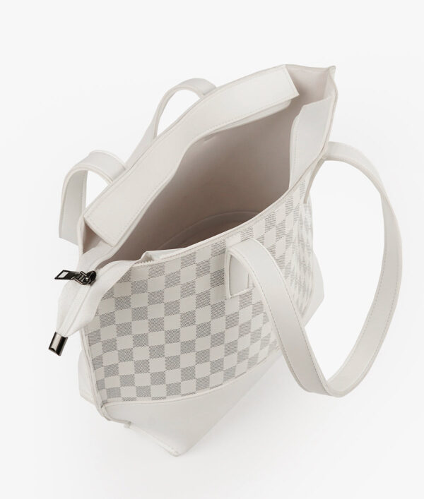 White Ella set of 3 tote bag