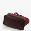 Burgundy Ella suede set of 3 tote bag