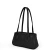 Black Luxe Handle Shoulder Bag