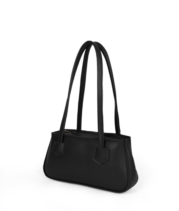 Black Luxe Handle Shoulder Bag