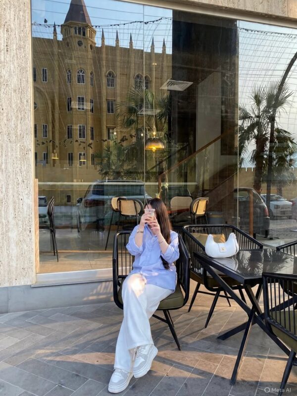 White AVA Shoulder Bag