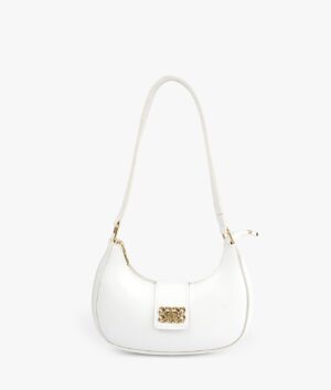 White AVA Shoulder Bag