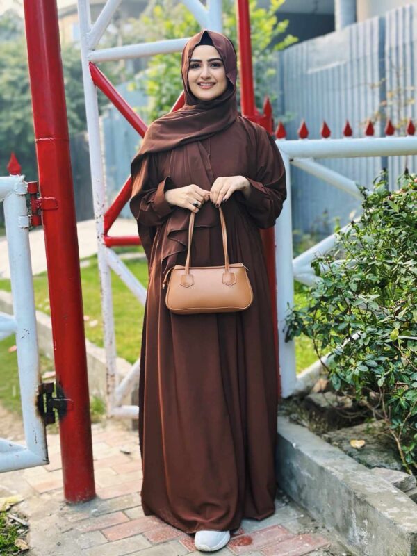 Horse Brown Luxe Handle Shoulder Bag