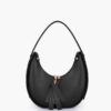Black Crossbody Hobo Bag