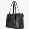 Black Over The Shoulder Tote Bag