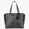 Black Over The Shoulder Tote Bag