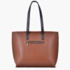 Horse Brown with black Long Handle Tote Bag