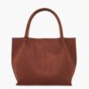 Horse brown Suede Tote Bag